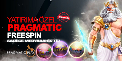 Yatırıma özel PRAGMATİC FREESPIN!